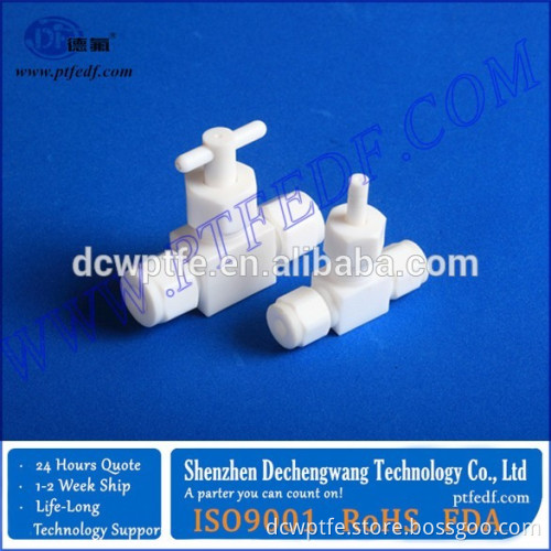 HIgh pefromance PTFE material teflon stopcock